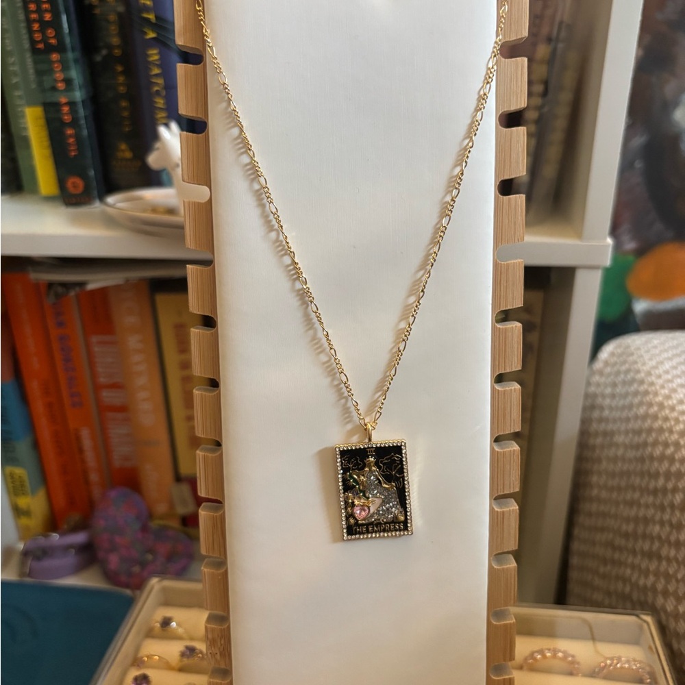 Tarot NWT + Original Card, Bag Baublebar Tarot Card Necklace Empress - Picture 8 of 8